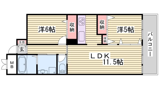 ブルーエスの間取り