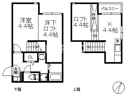 福岡市中央区今川１丁目のアパート