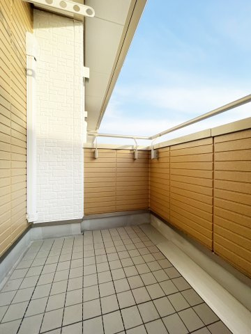 クラヴィエ北田宮Bのバルコニー