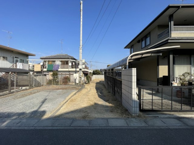 【前面道路含む現地写真】 | 深谷市緑ケ丘　売地 | 現地(2025年1月撮影)