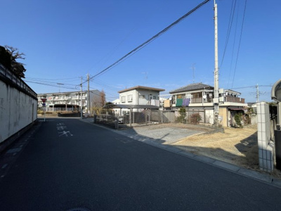 【前面道路含む現地写真】 | 深谷市緑ケ丘　売地 | 現地(2025年1月撮影)