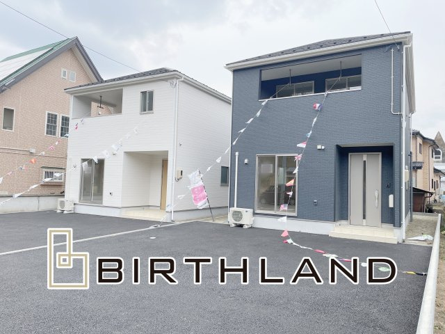 新築戸建　白河市萱根第1　Cradle Garden　全2棟の外観|１号棟　完成済みでいつでも内覧可能です！お問い合わせください！