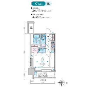 リヴシティ新栄の間取り