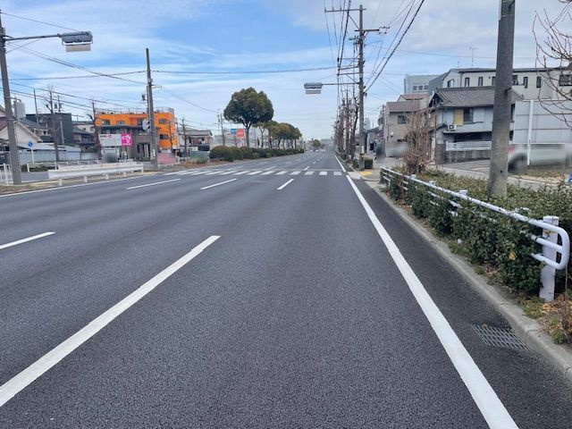 南区豊田5丁目土地の周辺|前面道路