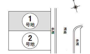 【区画図】 | 高槻市日吉台三番町　新築戸建