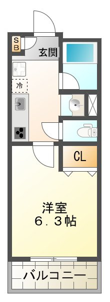 コスティエーロ須磨の間取り