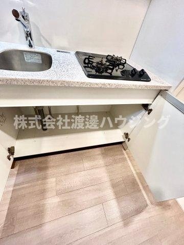 コンフォリア江坂広芝町のキッチン|キッチン下収納