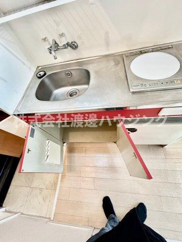 江坂ガーデンハイツのキッチン|キッチン下収納