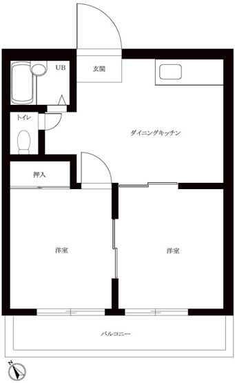 【間取り】 | ビラ松木