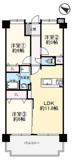 【間取り】 | ラヴェニール宝塚中山台ドゥジェーム | 新婚様からファミリー様まで幅広くおすすめの間取りです♪