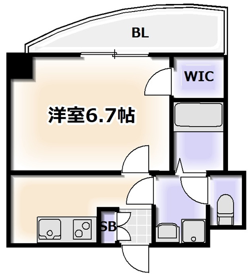 【間取り】 | ラグゼ難波ウエスト