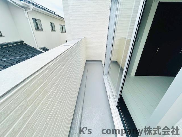 茅ヶ崎市南湖4丁目　新築戸建のバルコニー|バルコニー♪