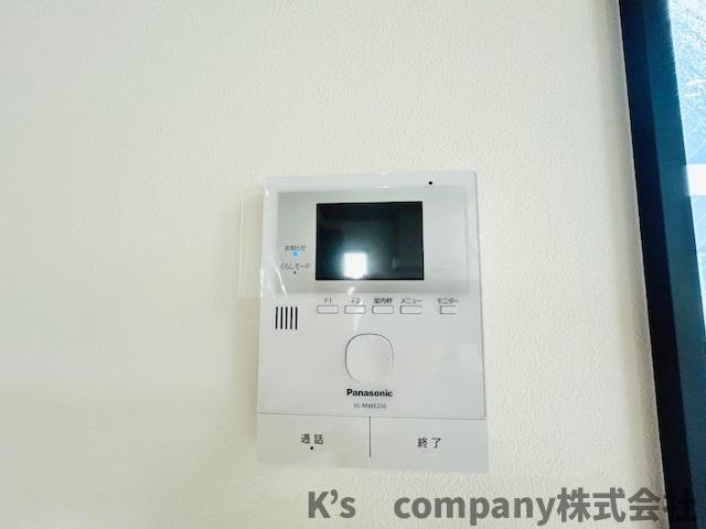 茅ヶ崎市南湖4丁目　新築戸建のセキュリティ|訪問者の顔が確認できるテレビモニター付きインターホン☆