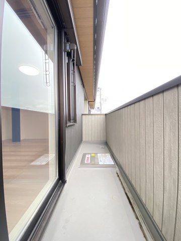 D-ROOM盛岡本宮　A棟のバルコニー