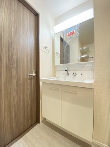 【新築】D-ROOM盛岡本宮　A棟の独立洗面台