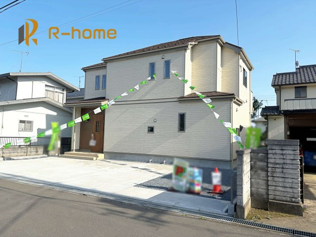 笠間市市野谷3期　新築戸建て　1号棟の駐車場|4台駐車できるカースペース！