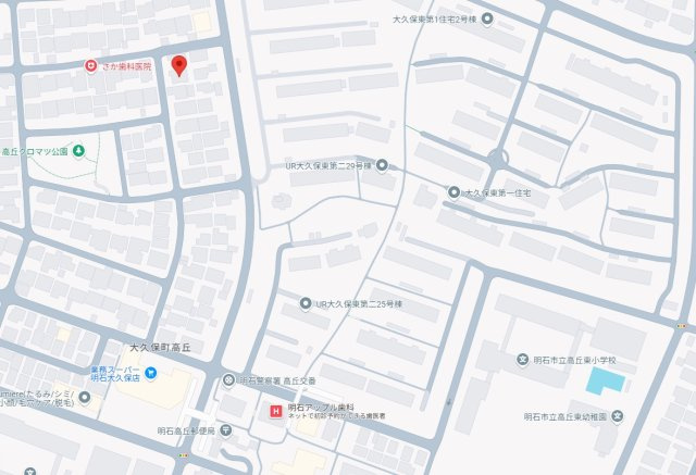 【地図】 | 明石市第13大久保町高丘（全2棟）2号棟