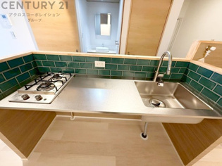 シンプルなデザインと使いやすさを兼ね備えた対面式システムキッチンは、効率的な作業スペースを提供し、家族やゲストとのコミュニケーションを促進します。