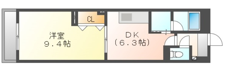 アンジュールの間取り