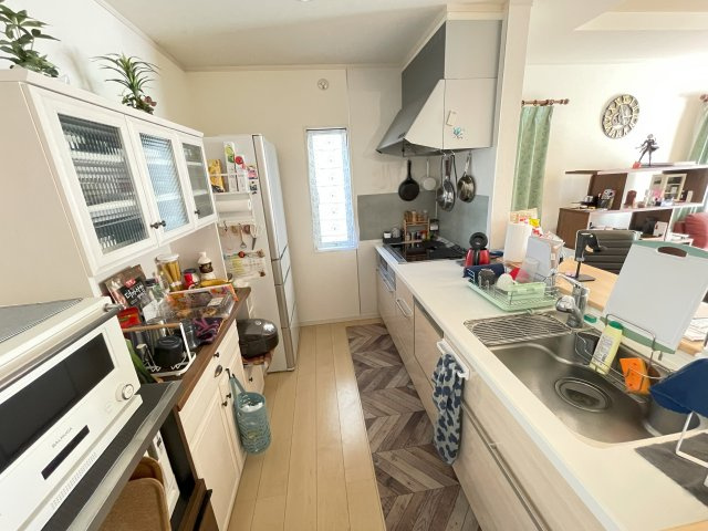 200㎡越え宅地！足利市西新井間　中古戸建のキッチン|使いやすいキッチンです