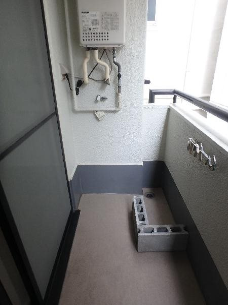 田中マンションⅡのバルコニー