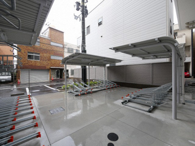 【その他共用部分】 | エスリードレジデンス大阪グランノースⅡ | 駐輪場です