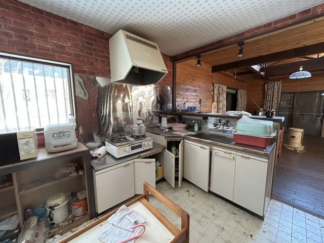 白笹温泉郷別荘　民泊定住不可のキッチン|キッチンです