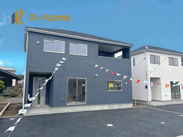 水戸市酒門町第16　新築戸建て　2号棟の外観|ご予約を頂ければ、『平日』はもちろん『早朝』や『夜間』もご見学可能です♪お気軽にお申し付けください♪