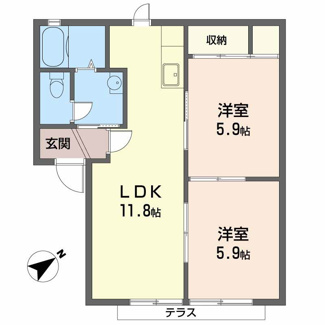 【間取り】 | パーミーハイツ