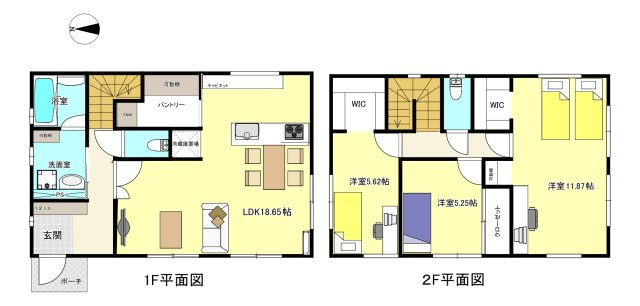 新井田西1丁目の間取り|3LDK：LDK18.6帖、洋11.8帖、洋5.2帖、洋5.6帖