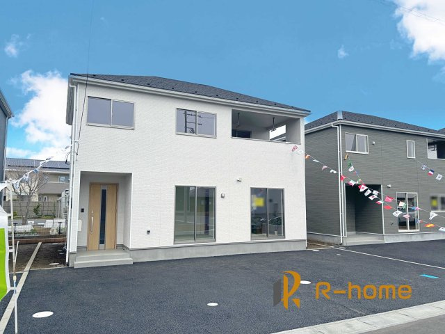 水戸市酒門町第16　新築戸建て　3号棟の外観|ご予約を頂ければ、『平日』はもちろん『早朝』や『夜間』もご見学可能です♪お気軽にお申し付けください♪