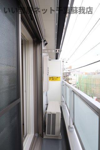 リブリ・若草 のバルコニー|バルコニーがあります