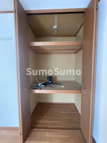 クレール上祇園の収納|専用の収納スペースです