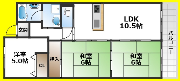 【間取り】 | プリムベール向丘