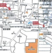 CRADLE GARDEN あきる野市二宮　第11　新築　1号棟（全3棟）の地図