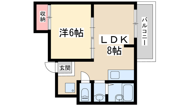 【間取り】 | ビギンハイツＢ棟