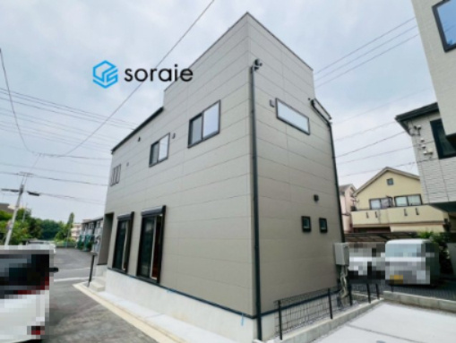 入間市扇町屋　A号棟の外観