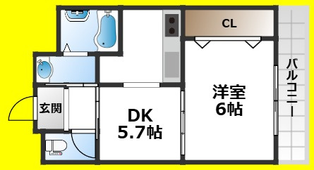 【間取り】 | カサグランデ服部