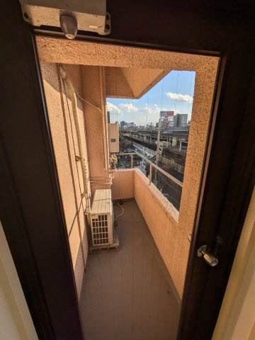 吉恵ハイツのバルコニー