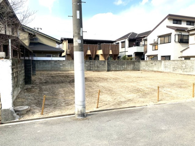 【前面道路含む現地写真】 | 池田市室町　土地　１号地
