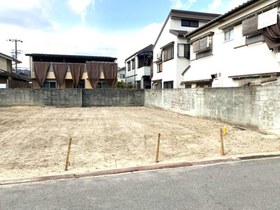 【前面道路含む現地写真】 | 池田市室町　土地　２号地
