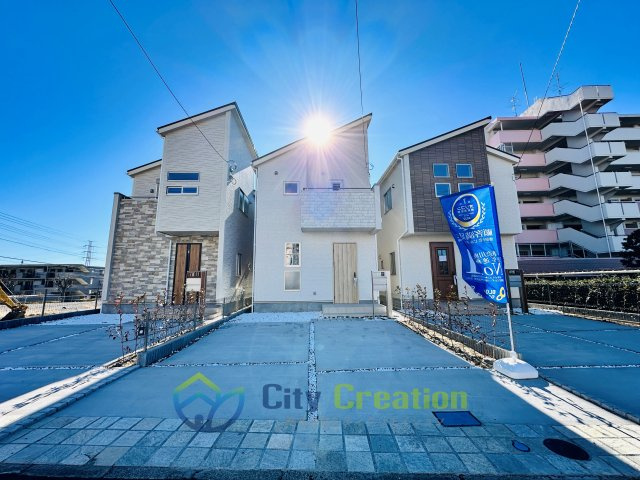 藤沢市遠藤　新築戸建全5棟　3号棟の外観