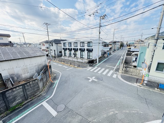 葛飾区西水元３丁目新築戸建【幸田小学校：5分】の展望|バルコニーより道路側眺望