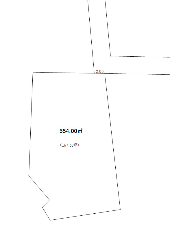 富里市久能　売土地の区画図