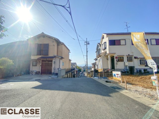 【前面道路含む現地写真】 | 宇治市宇治大谷　2区画A号地　売土地　建築条件付き