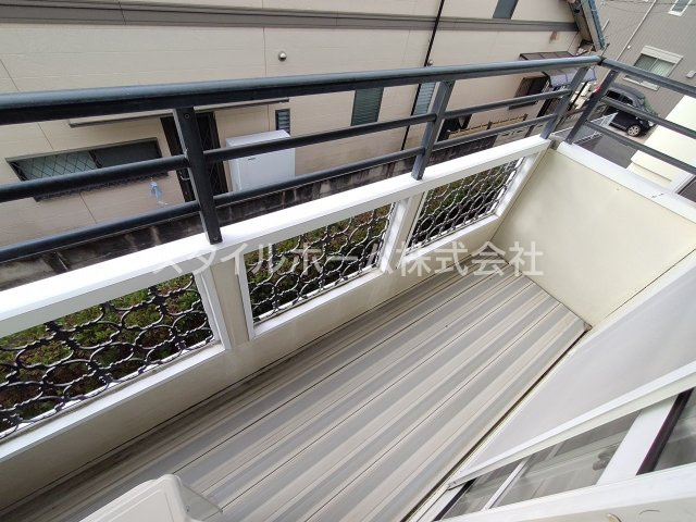 悠遊館のバルコニー