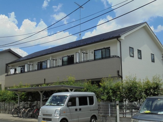 府中市朝日町１丁目のアパートの外観