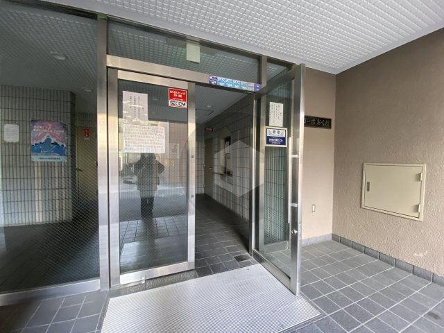 コーポおくだのエントランス