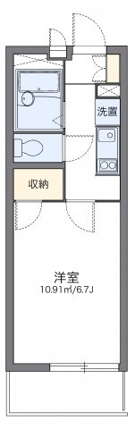 【間取り】 | レオパレスヴィラ曽根Ｃ