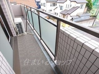広島市安佐北区落合南１丁目の賃貸マンションのバルコニー